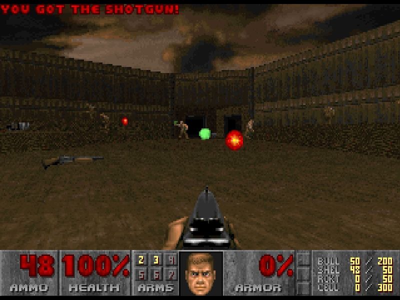 Master Levels for Doom II (Windows) screenshot: subterra.wad - please, not everyone attack me at once.