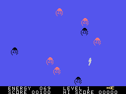 Fathom (TI-99/4A) screenshot: Swimming under the sea