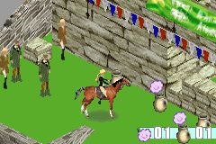 Barbie Horse Adventures: Blue Ribbon Race (Game Boy Advance) screenshot: Level 1 - End