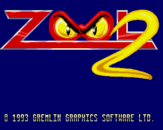 Zool 2 (Amiga) screenshot: Title screen
