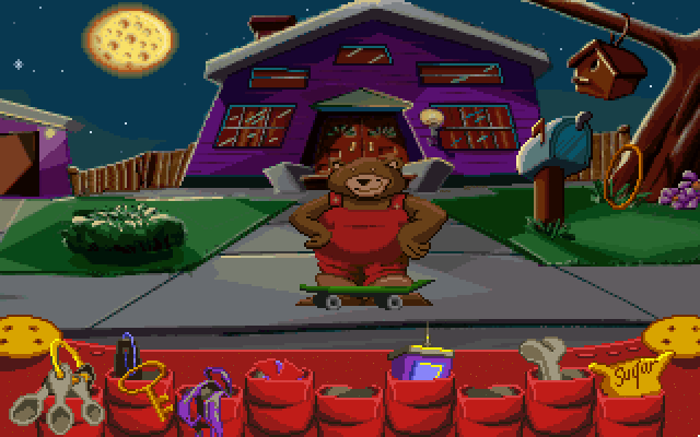 Fatty Bear's Birthday Surprise (DOS) screenshot: Fatty Bear