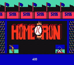 Baseball Stars (NES) screenshot: Home Run!