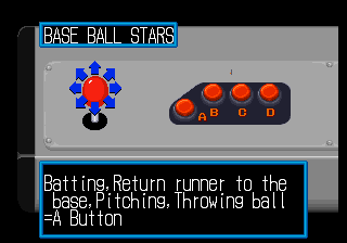 Baseball Stars Professional (Neo Geo) screenshot: How to Play