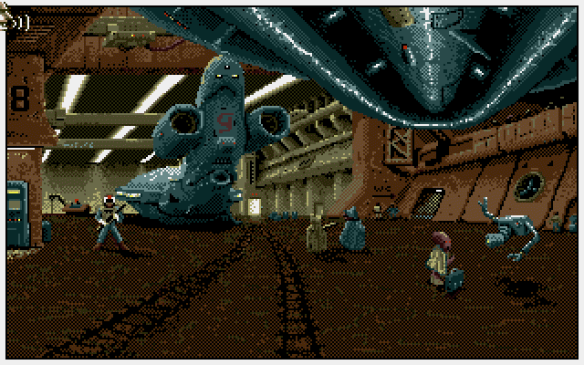 B.A.T. (DOS) screenshot: First screen