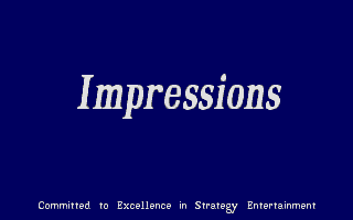 Conquest of Japan (DOS) screenshot: Impressions Logo (VGA)