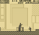 Batman: The Video Game (Game Boy) screenshot: Gotham City