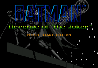 Batman: Return of the Joker (Genesis) screenshot: Title screen