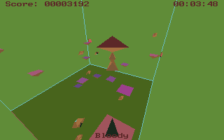 Continuum (DOS) screenshot: Level: Bloody