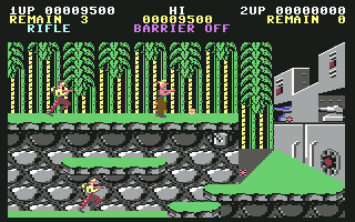 Contra (Commodore 64) screenshot: Boss