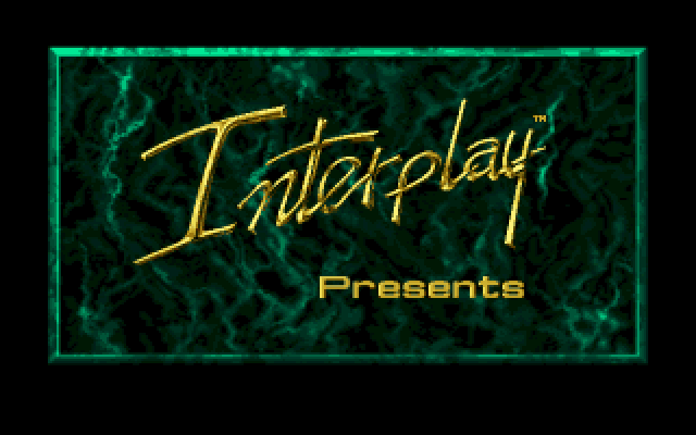 Battle Chess 4000 (DOS) screenshot: Interplay title screen
