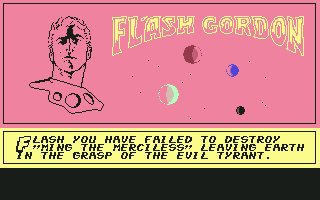 Captain Zapp (Commodore 64) screenshot: I have failed