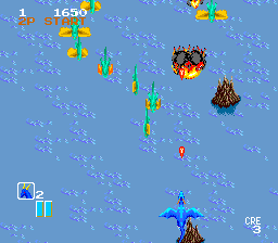 Dragon Saber: After Story of Dragon Spirit (TurboGrafx-16) screenshot: A wave of scorpions