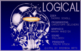 Log!cal (DOS) screenshot: Title