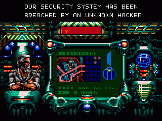 Contra Hard Corps (Genesis) screenshot: A short introduction before each mission