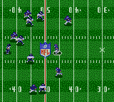 NFL Quarterback Club (Game Gear) screenshot: Rushing