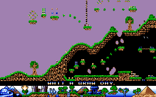 Fire & Ice (DOS) screenshot: Level 05-Whit A Braw Day (Map)