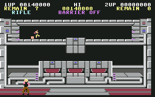 Contra (Commodore 64) screenshot: Boss