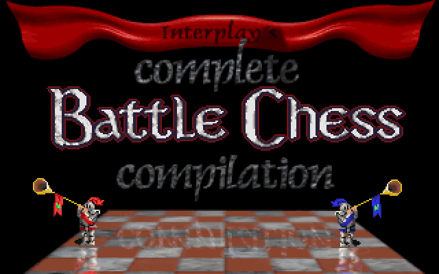 Battle Chess Collection (DOS) screenshot: Title screen