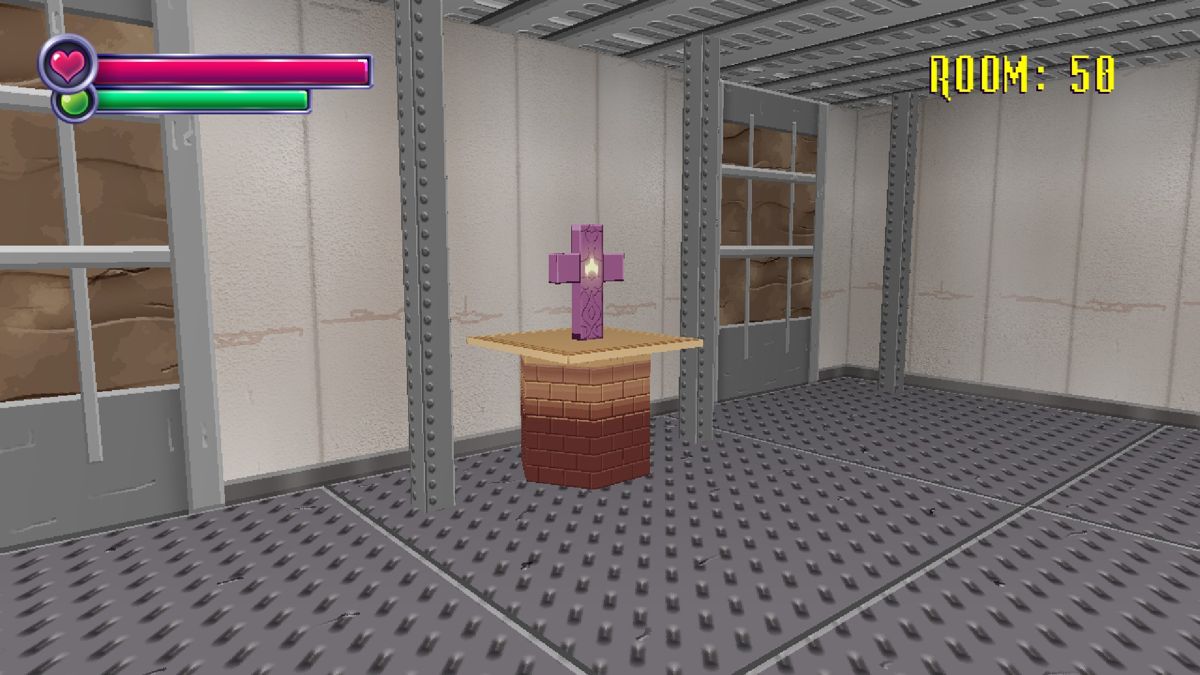 Spooky's House of Jump Scares (Windows) screenshot: A save point