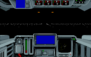 Battle Command (DOS) screenshot: Night mission