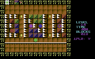 Acia (Commodore 64) screenshot: The level editor