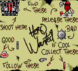 Cool Spot (Game Gear) screenshot: Instructions