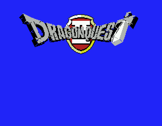 Dragon Warrior II (MSX) screenshot: Title screen