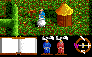Feud (Amiga) screenshot: Learic's house.