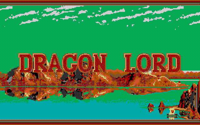 Dragon Lord (DOS) screenshot: Title Screen (tweaked EGA)