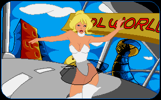 Cool World (DOS) screenshot: Part of the opening sequence