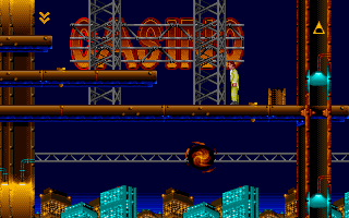 Cool World (DOS) screenshot: Now I'm in the real world...