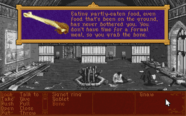 Dragonsphere (DOS) screenshot: The ballroom