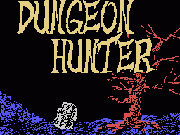 Dungeon Hunter (MSX) screenshot: Title Screen 1