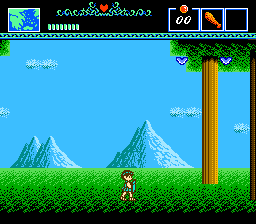 The Battle of Olympus (NES) screenshot: Beautiful scenery