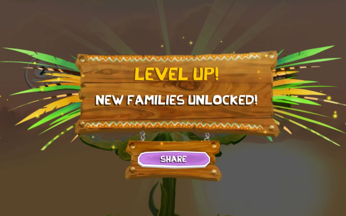 Rayman Adventures (Android) screenshot: Level up