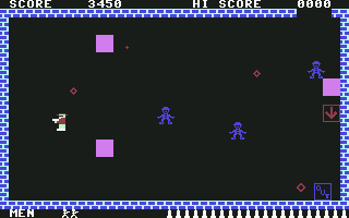 Cops n' Robbers (Commodore 64) screenshot: Lights out