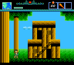 The Battle of Olympus (NES) screenshot: Starting the game in Arcadia