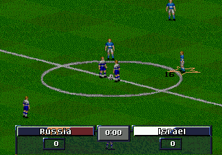 FIFA: Road to World Cup 98 (Genesis) screenshot: Getting started