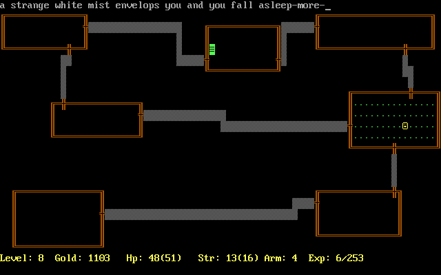 Screenshot of Rogue Clone (DOS, 1986) - MobyGames