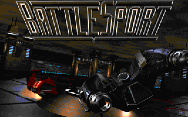 BattleSport (DOS) screenshot: Title screen
