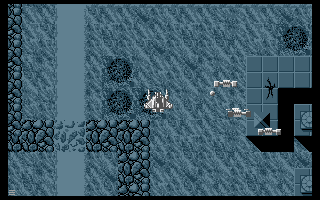 Battlestorm (DOS) screenshot: Level 2 (VGA)