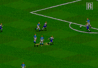 FIFA: Road to World Cup 98 (Genesis) screenshot: Re-playing the whole thing