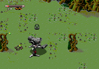 BattleTech: A Game of Armored Combat (Genesis) screenshot: Swamp level