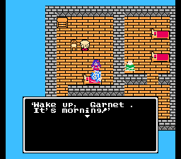 Dragon Warrior III (NES) screenshot: Starting