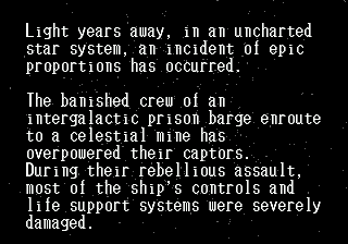 Cosmic Carnage (SEGA 32X) screenshot: The Story