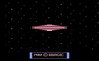 Cosmic Ark (Atari 2600) screenshot: Title screen