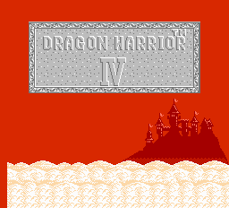 Dragon Warrior IV (NES) screenshot: Title Screen