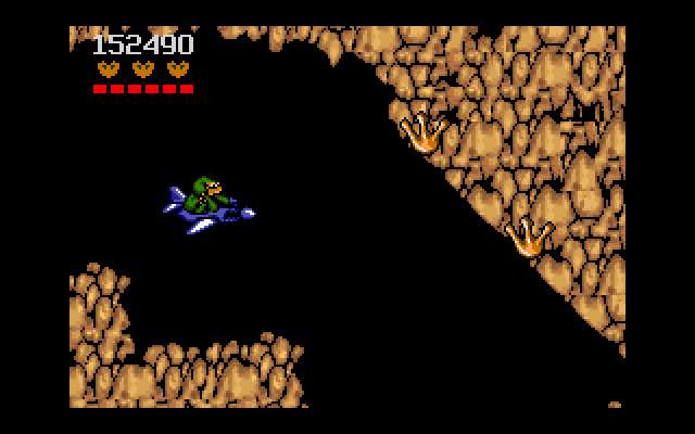 Battletoads (Amiga) screenshot: Level 3