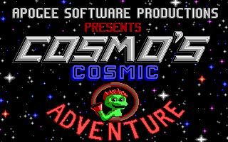 Cosmo's Cosmic Adventure (DOS) screenshot: Title Screen