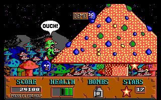 Cosmo's Cosmic Adventure (DOS) screenshot: Cosmo